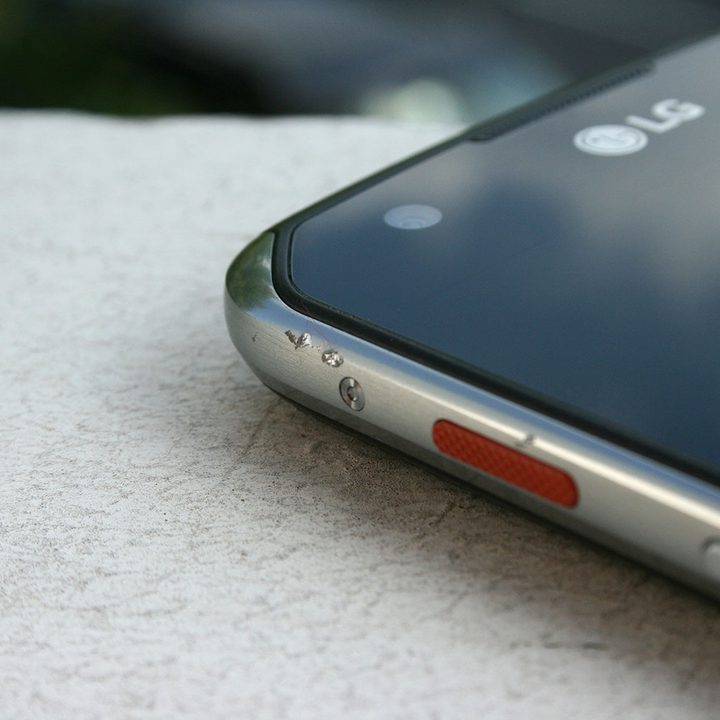 LG Venture X scratches