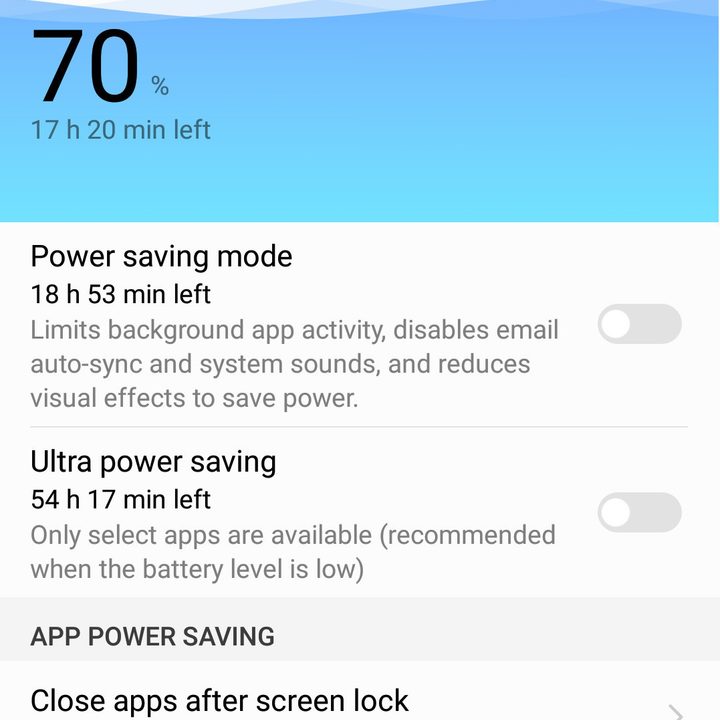 power saving modes honor 8 tips
