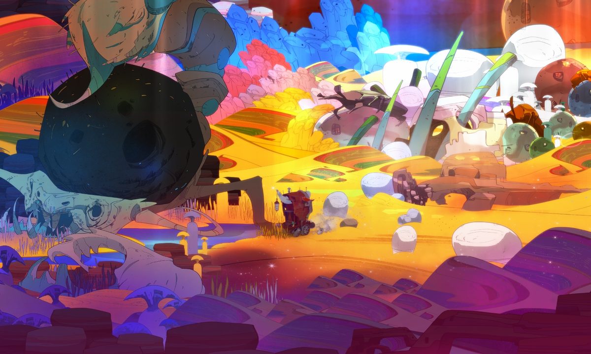 Pyre colorful
