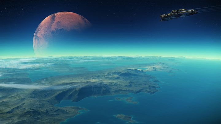Star Citizen planet from space