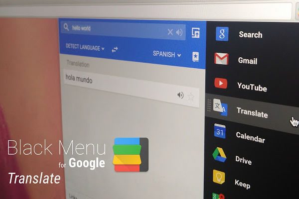Best Chromebooks apps: Black Menu