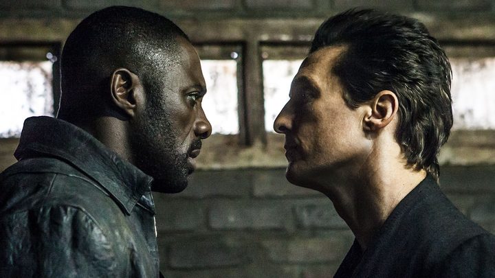 Roland and Walter facing each other in The Dark Tower.