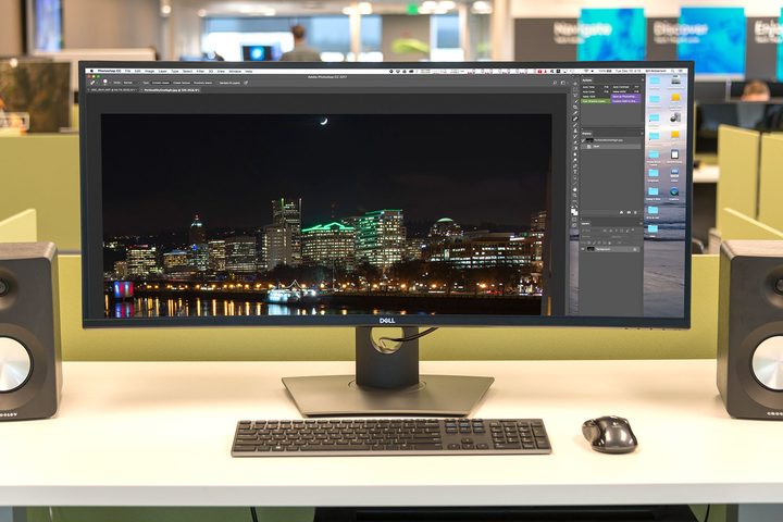 Dell UltraSharp U3818DW review photoshop