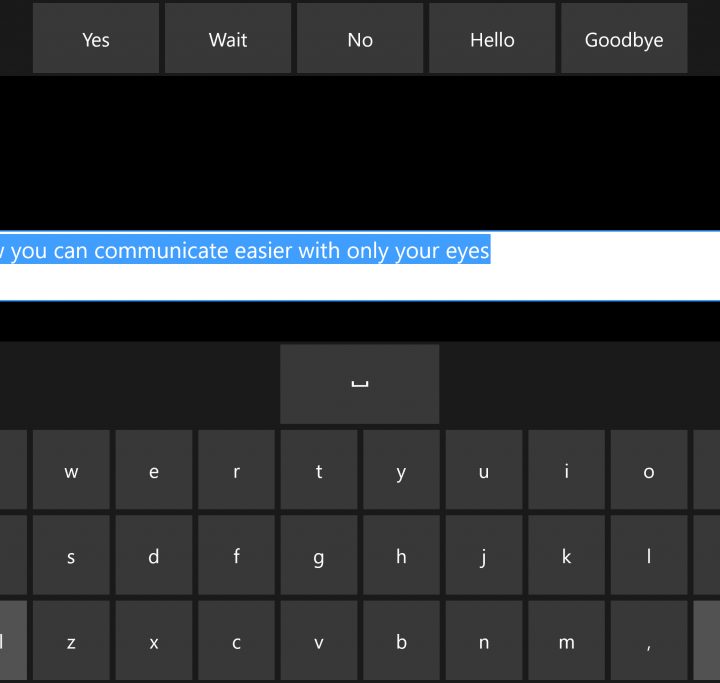 Windows 10 Eye Control