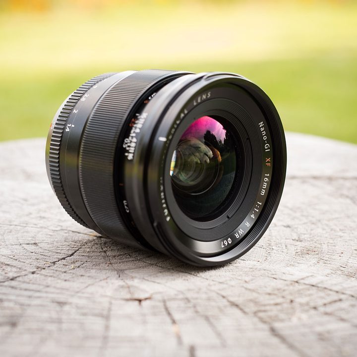 Fujifilm XF 16mm F14 R WR review lens front