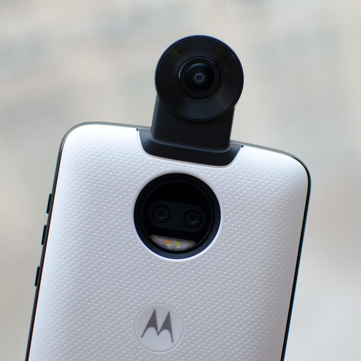 Moto 360 Camera rear close up