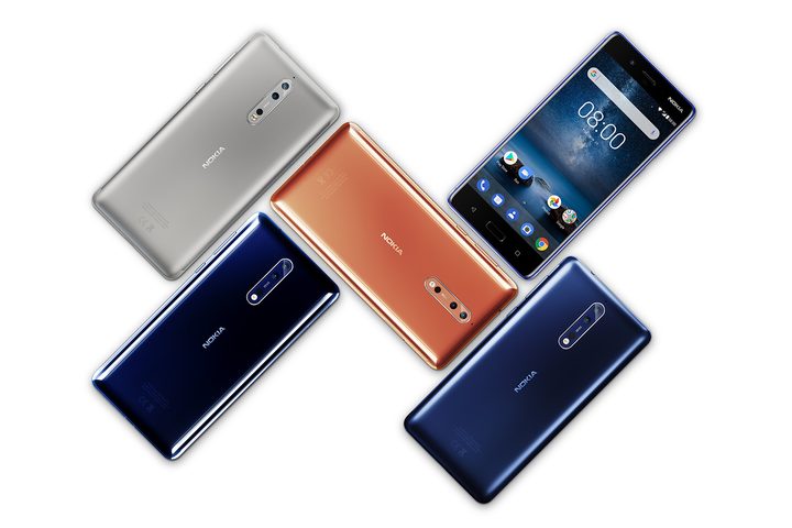 Nokia 8 aerial