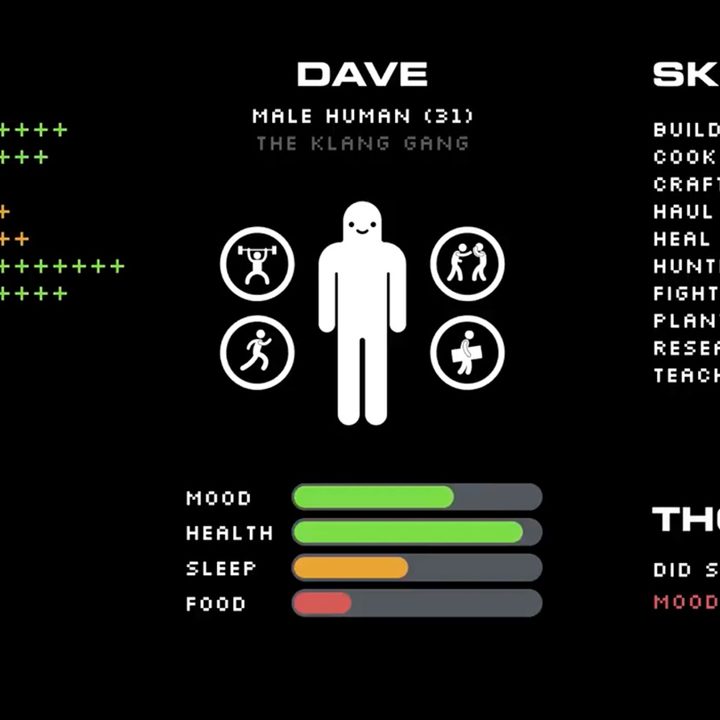 Seed Concept Art featuring a graphic showing off a character's different strengths