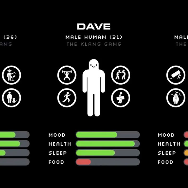 Seed Concept Art featuring a graphic showing off different characters' strengths and how they compare to one another
