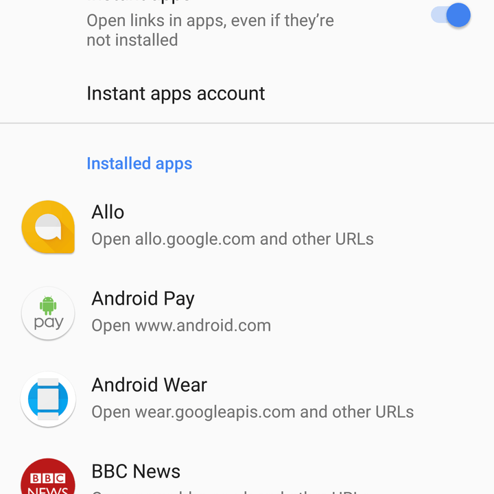 android 8.0 oreo review opening links