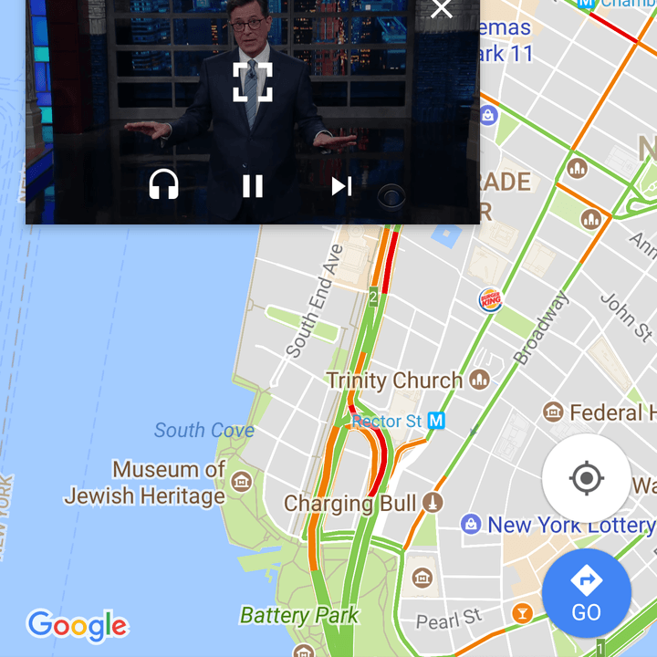 android 8.0 oreo review pip map