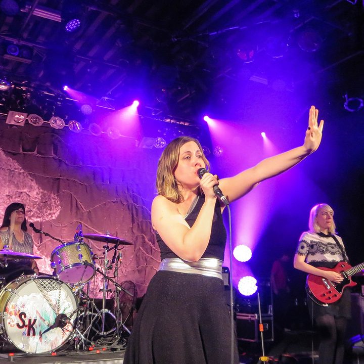 Corin Tucker on stage