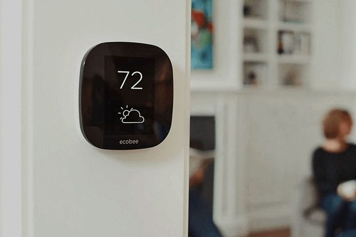 Ecobee4 smart thermostat close