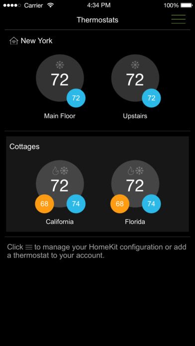 Ecobee iOS app