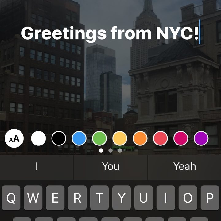 how to use instagram stories text