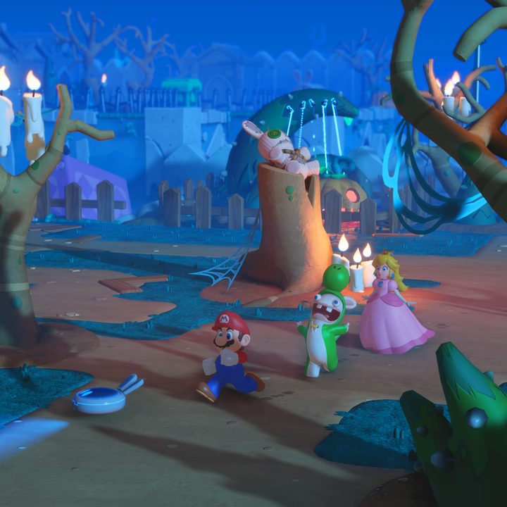 Mario + Rabbids: Kingdom Battle spooky