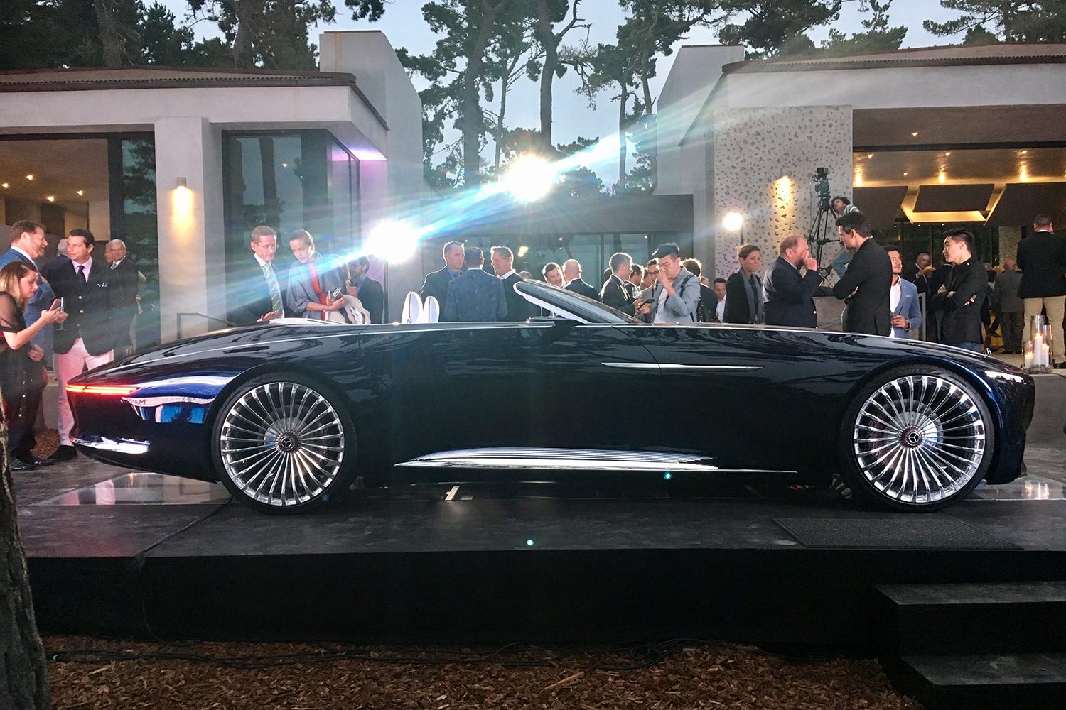 Monterey Car Week recap Mercedes Maybach Cabrio profile