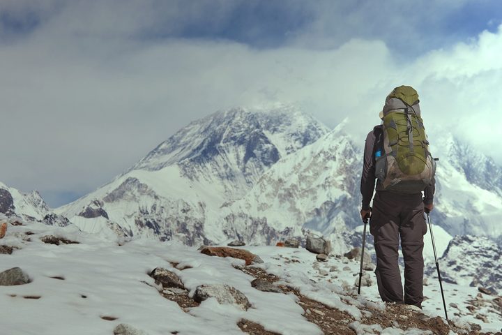 mountaineering climbing pack