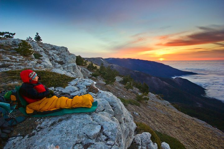mountaineering sleeping bag