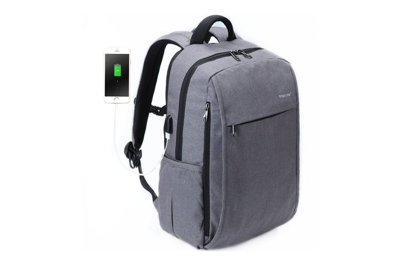 travel gear deals Uoobag Slim Laptop Backpack 15.6-Inch With USB Charger