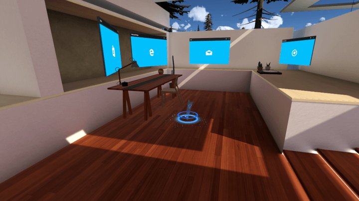 windows mixed Reality virtual house environment