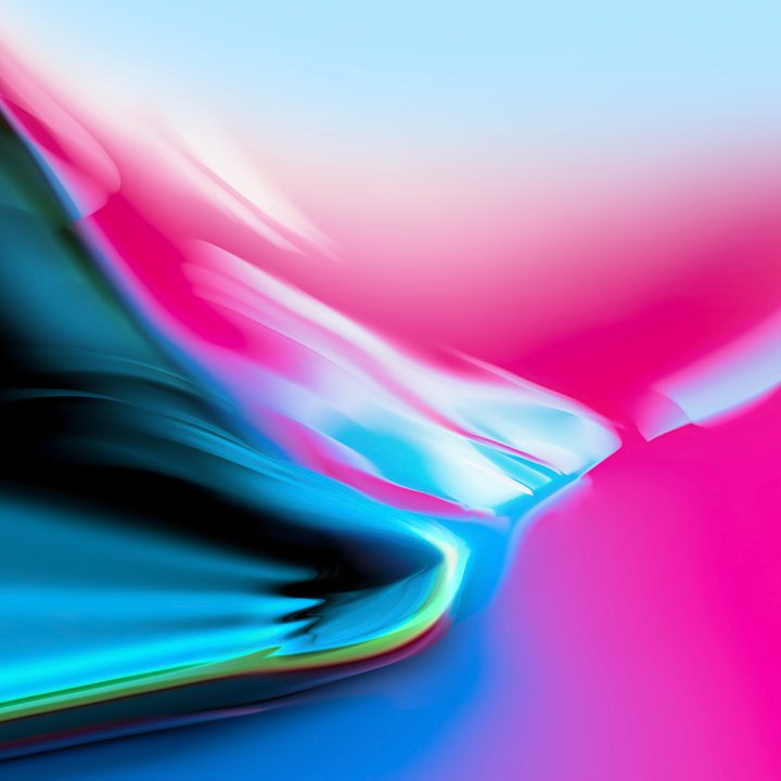 ios 11 wallpapers aura silver granite