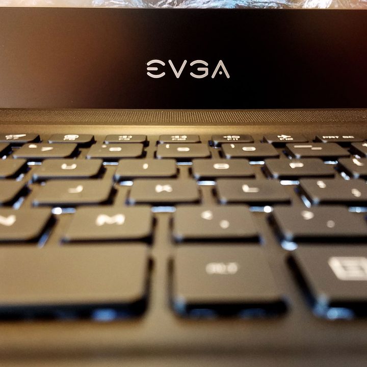 EVGA SC17 1080 review keyboard logo