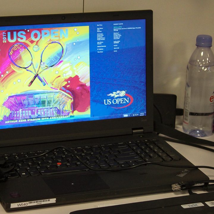 ibm watson at the 2017 us open laptop