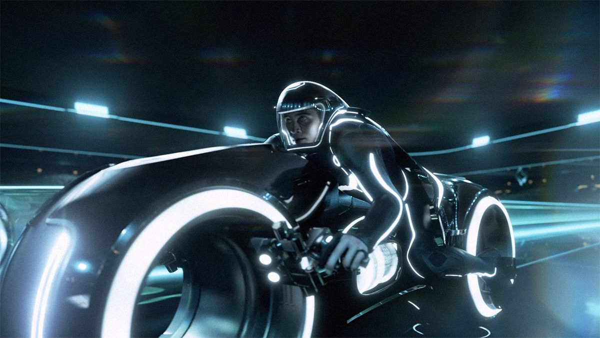 Light Cycle in Tron: Legacy.