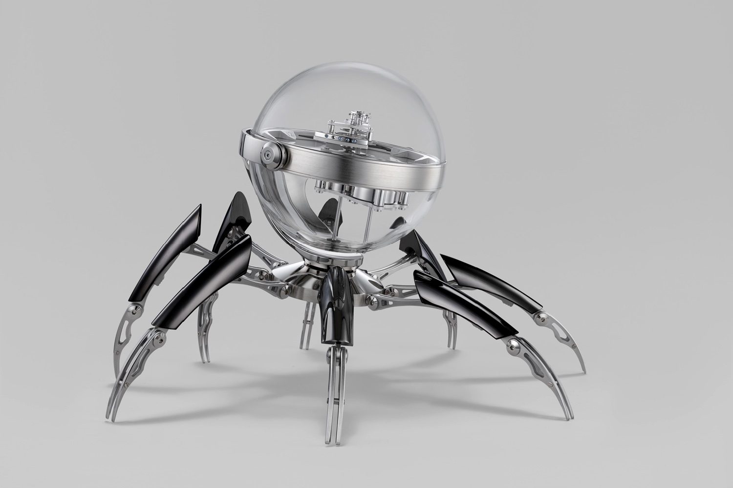 robot octopus clock octopod profile black lres
