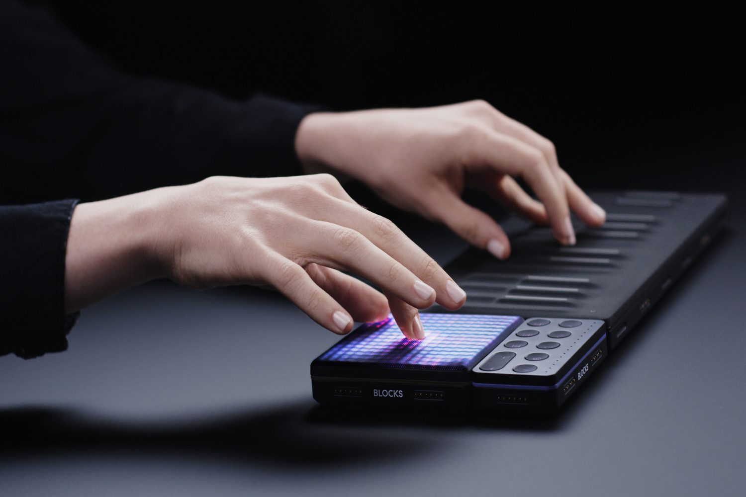 Roli's new Lightpad Block M is a light-up synthesizer that fits in