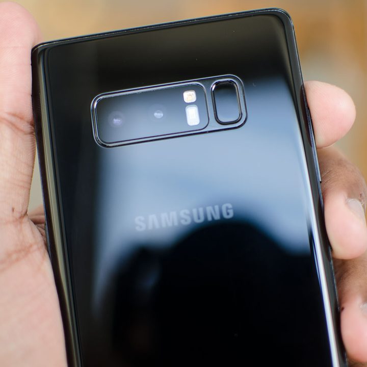 Samsung Galaxy Note 8 review back top 2