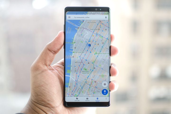 Samsung Galaxy Note 8 review map