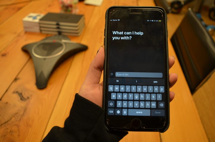 Type to Siri