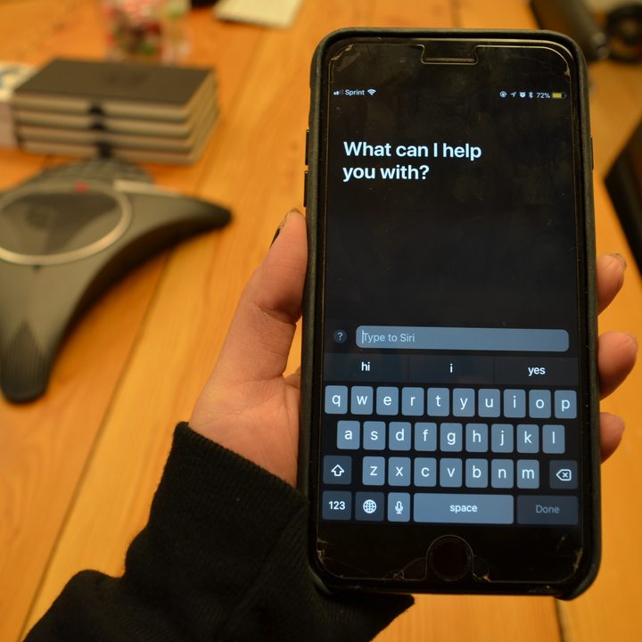 Type to Siri