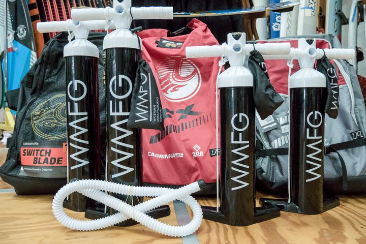 Kitesurfing pump
