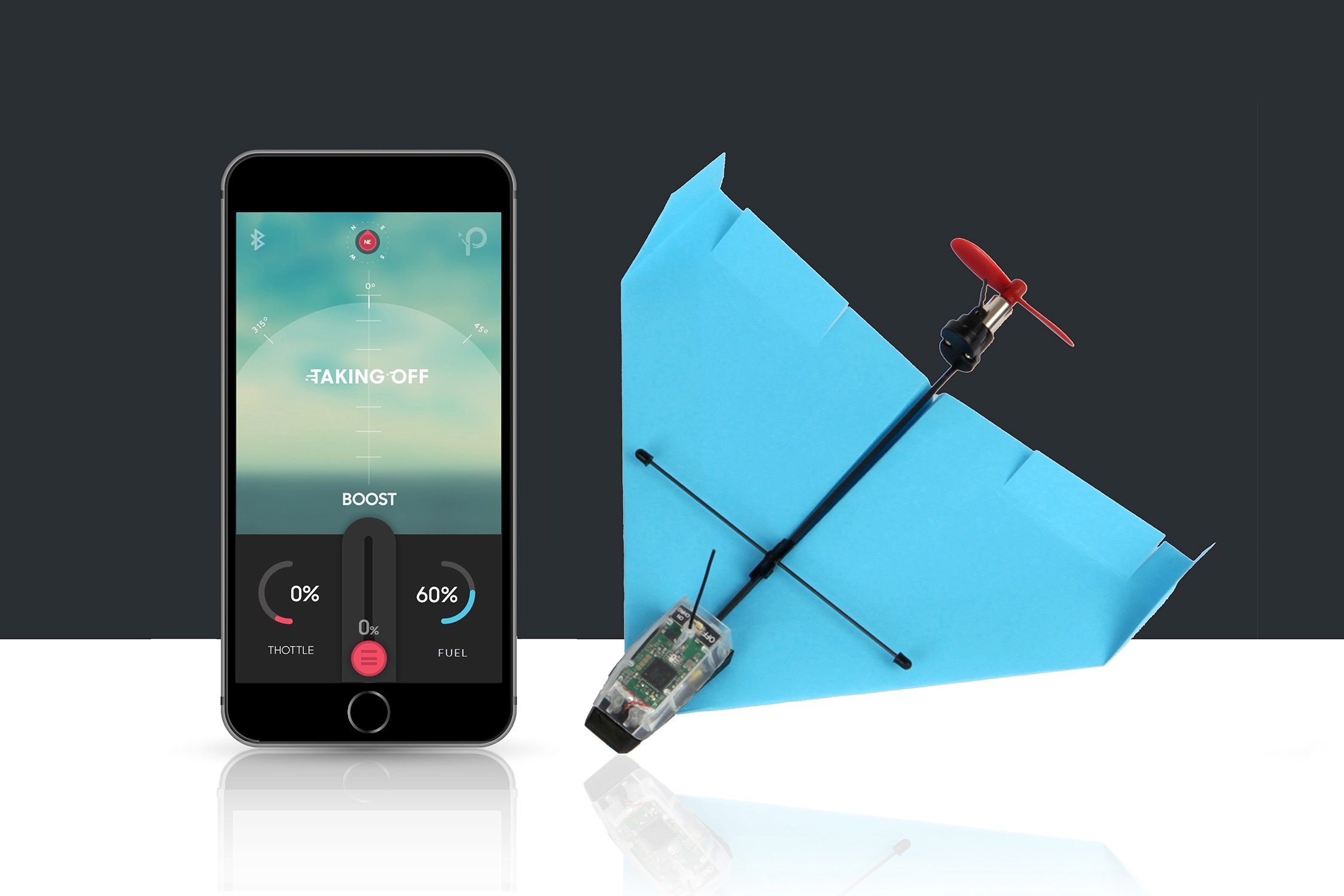 powerup airplane dart kickstarter app and