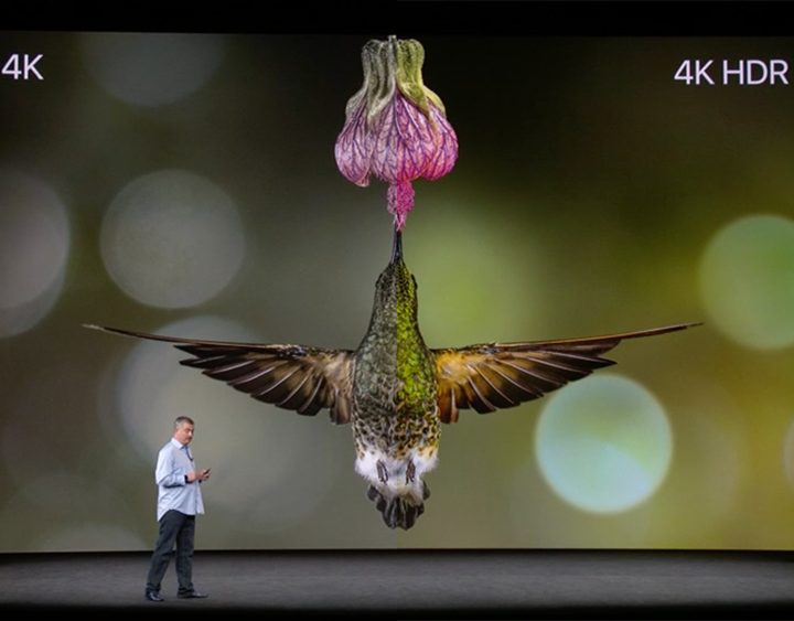 Apple TV 4K content being displayed.