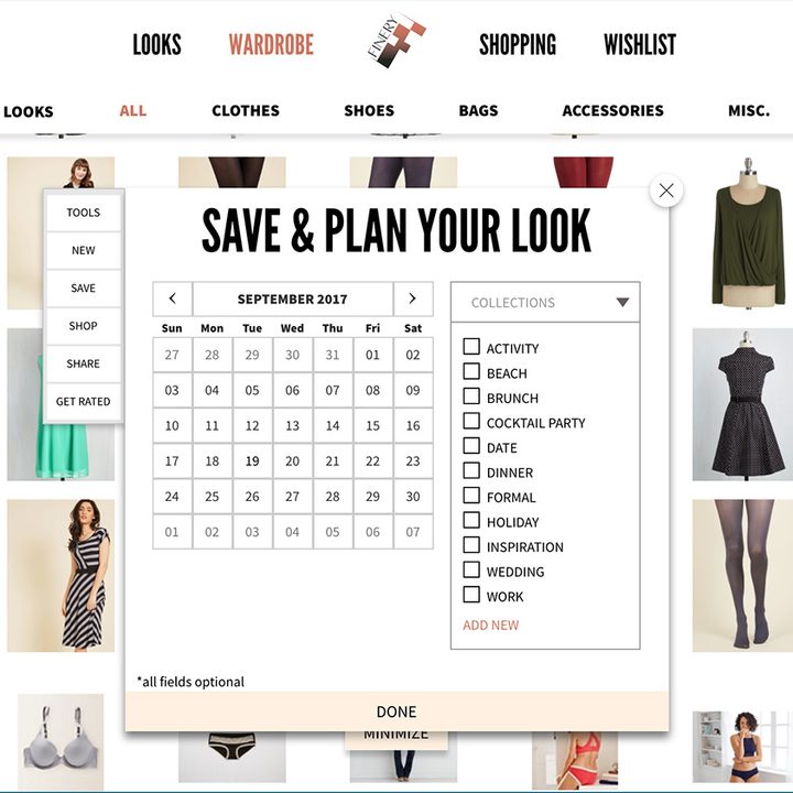 Finery screen share