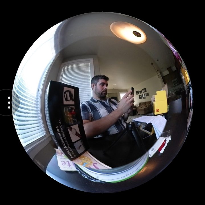 Kodak Pixpro Orbit360 4K camera app dome