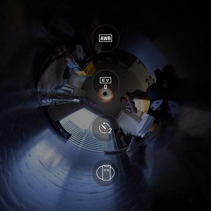 Kodak Pixpro Orbit360 4K camera app settings