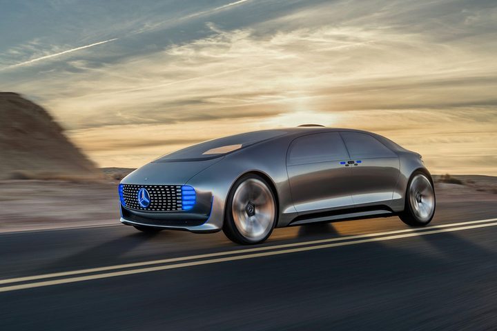 History of AI Mercedes Benz self driving car