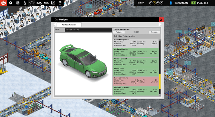 production line