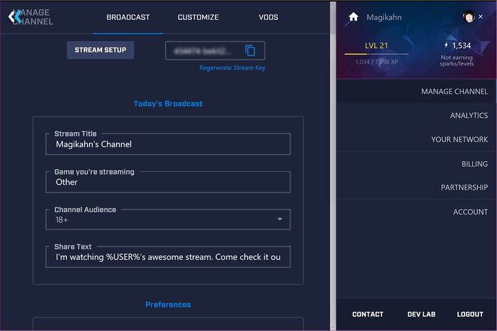 how to stream on mixer