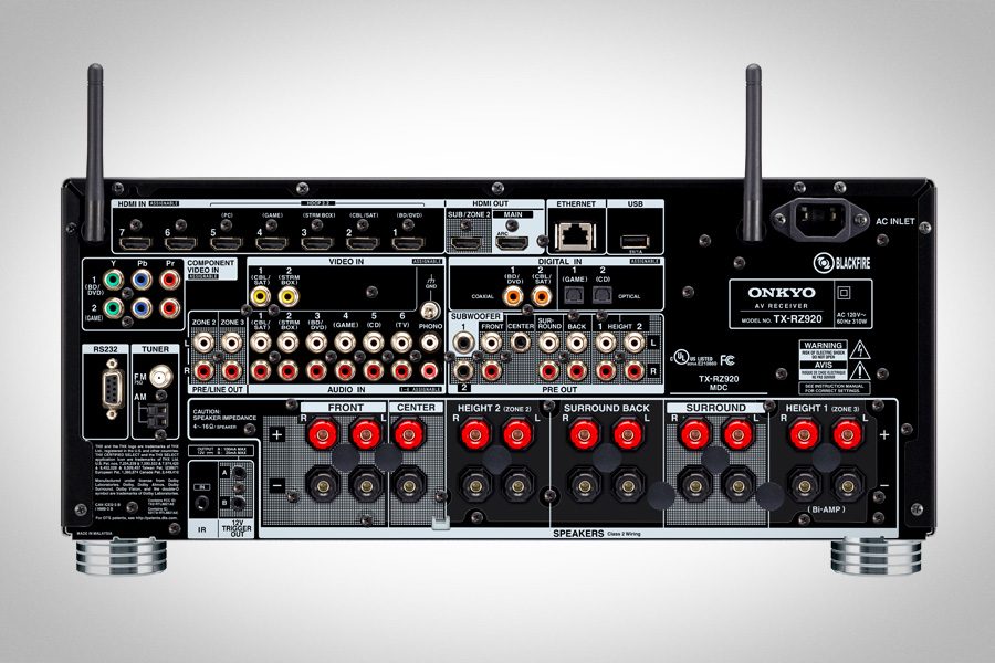 ONKYO 統合アンプ SERVO OPERATIONAL Onkyo's new TX-RZ920 network receiver is a multimedia monster for