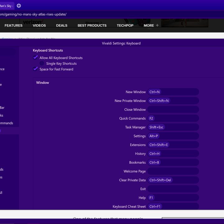 vivaldi web browser best youve never tried settings keyboard shortcuts