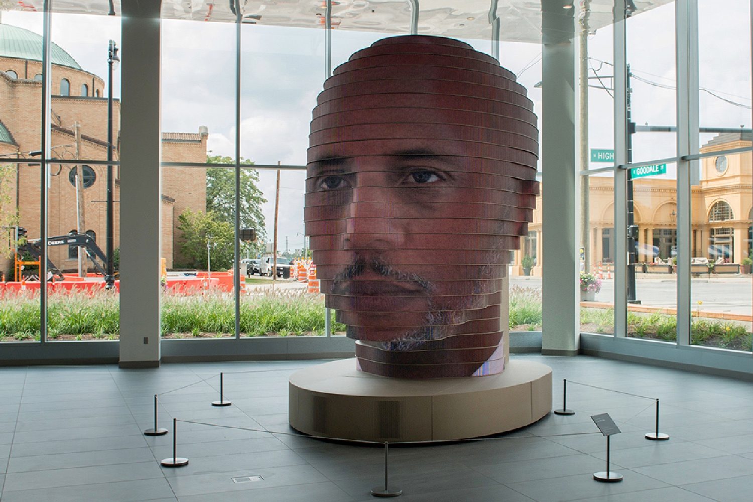 selfies giant head led awa01 photo by ellen dalagher