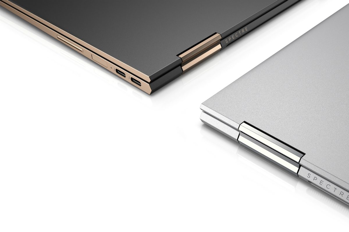 hp spectre line refresh quad core processors x360 13 rear closed