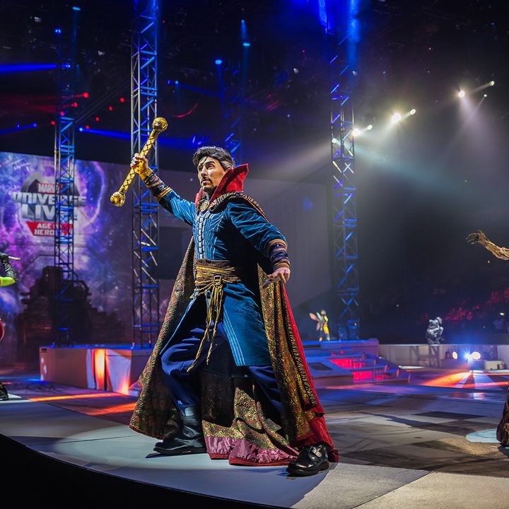 marvel universe live circus age of heroes on stage 6