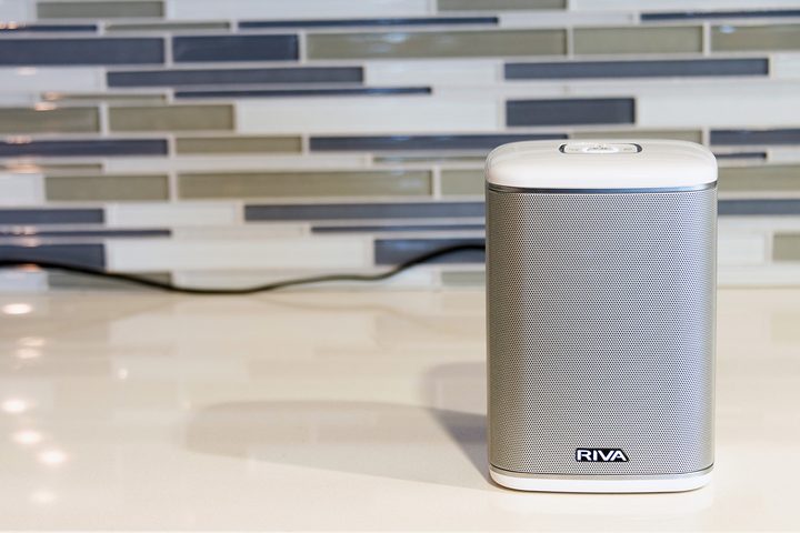 riva arena multiroom speaker review kitchen front